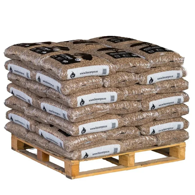 Palet de 42 sacos de pellets PIÑONERO