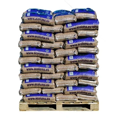 HUESO DE ACEITUNA – Palet de 77 sacos de pellets